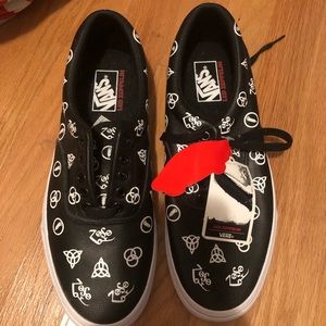 Led Zeppelin leather vans